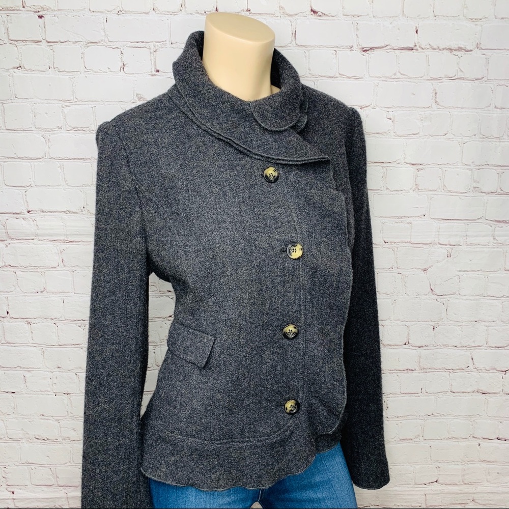 BURBERRY London Jacket Wool Cashmere Slim Fit 12